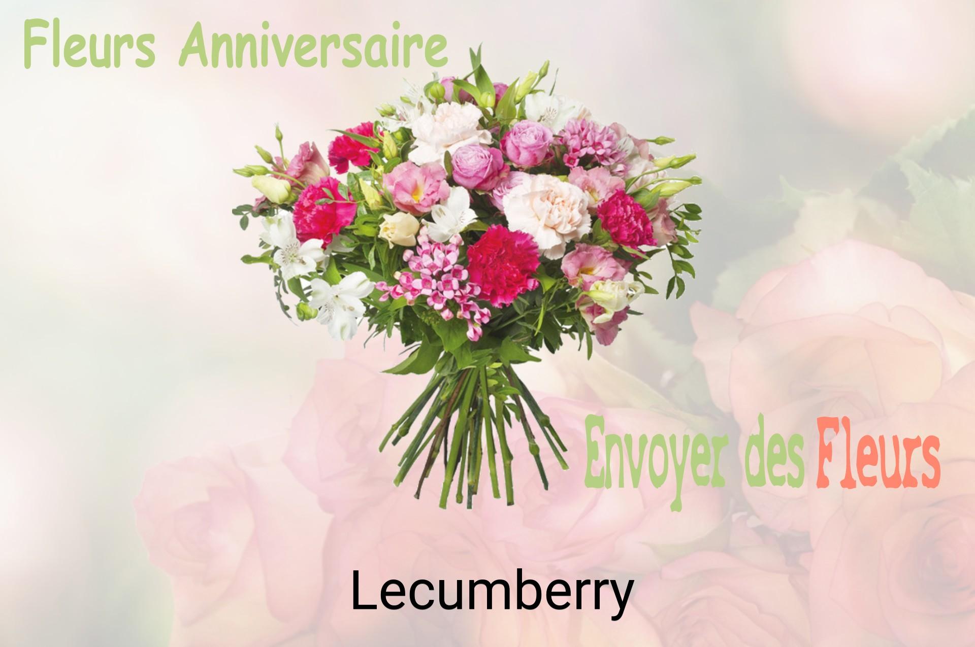 Bouquet de fleurs d’anniversaire livré à Lecumberry